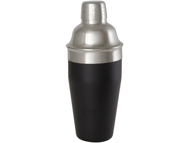 Coctelera acero inoxidable reciclado Gaudie con jigger Negro intenso detalle 26