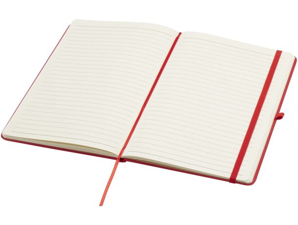 Libreta tapa dura A5 Spectrum Plus con papel certificado FSC Rojo detalle 27