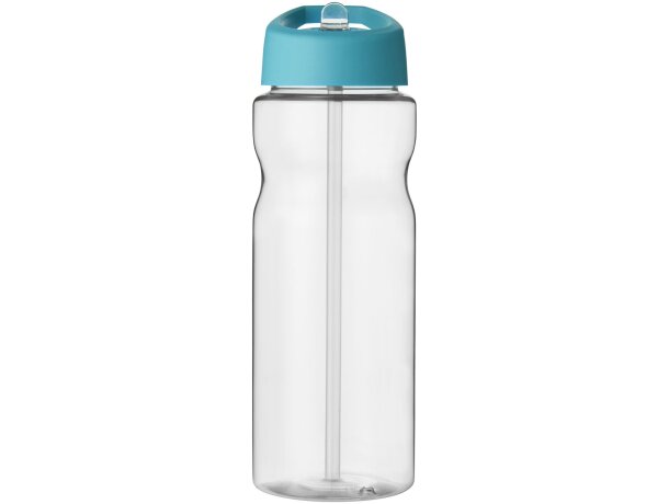 H2O Active® Base Bidón deportivo con tapa con boquilla de 650 ml Transparente/azul aqua detalle 67