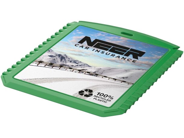 Rascador hielo rectangular reciclado Thrym Verde detalle 19