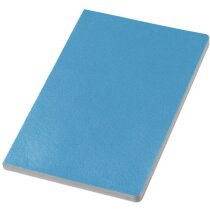 Libreta con tapas de polipiel personalizada azul claro
