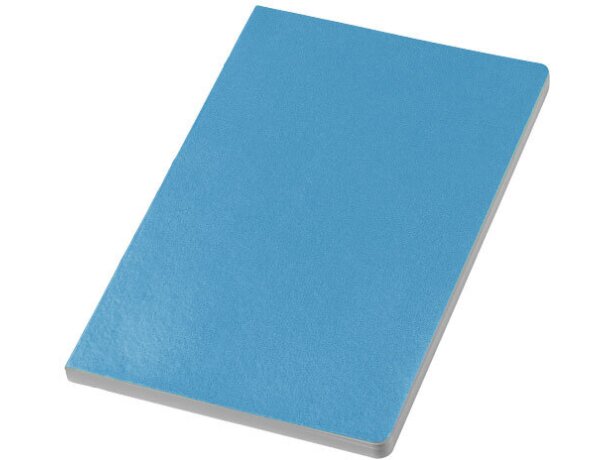 Libreta con tapas de polipiel personalizada azul claro Libreta con tapas de polipiel personalizada azul claro