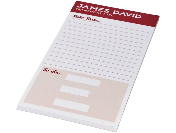 Bloc Desk-Mate FSC personalizadas hojas blancas desprendibles Blanco detalle 3