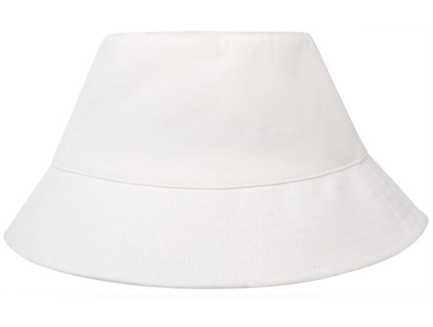 Sombrero reciclado Wicklow con certificación Aware Blanco detalle 5