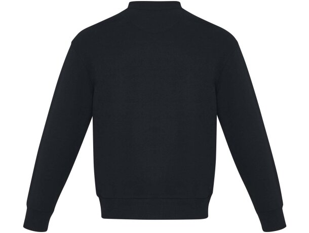 Jersey reciclado cuello redondo unisex Aware Jet Azul marino detalle 8