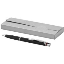 Bolígrafo elegante de metal personalizado negro intenso Bolígrafo elegante de metal personalizado negro intenso