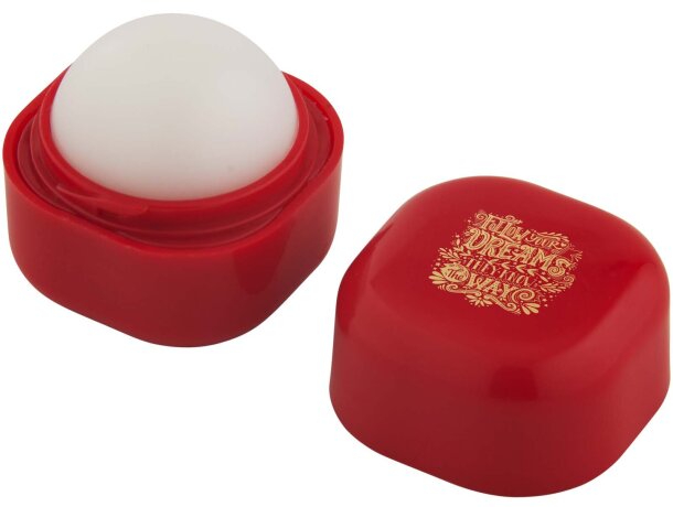 Bálsamo labial Ester con protección solar FPS15 aroma vainilla Rojo detalle 1