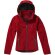 Chaqueta softshell mujer Langley corte entallado impermeable Rojo detalle 2