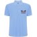 Polo manga corta hombre Pegaso Premium Roly punto piqué Azul celeste detalle 21