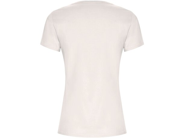 Camiseta mujer algodón orgánico entallada Golden Roly detalle 10