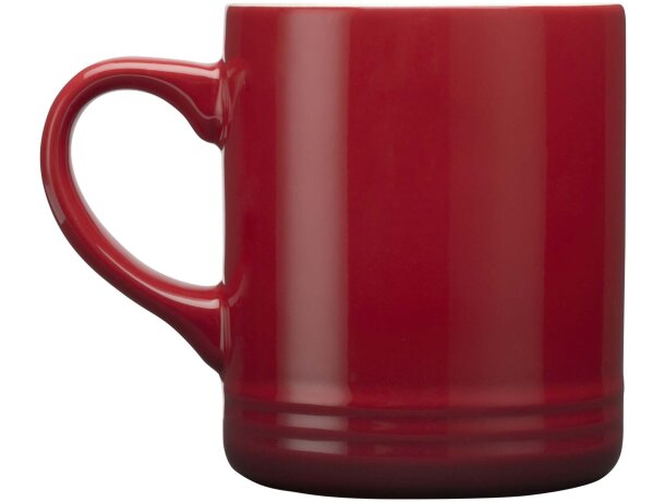 Taza cerámica Laguna 330ml con efecto degradado brillante Rojo detalle 3