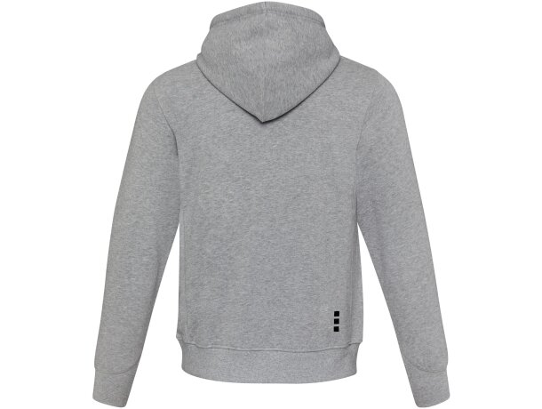 Sudadera con capucha unisex Laguna algodón BCI y poliéster Gris mezcla detalle 21
