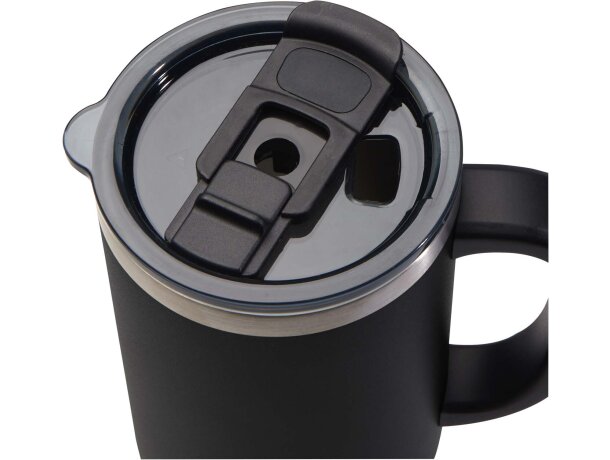 Vaso térmico Sydney 1200ml acero reciclado con aislamiento Negro intenso detalle 5