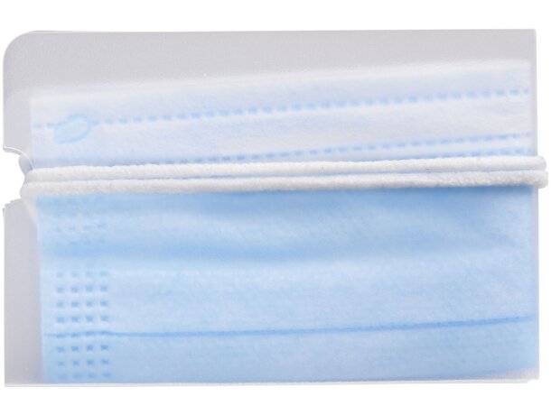 Neceser plegable para mascarillas Madden Transparente escarchado detalle 4
