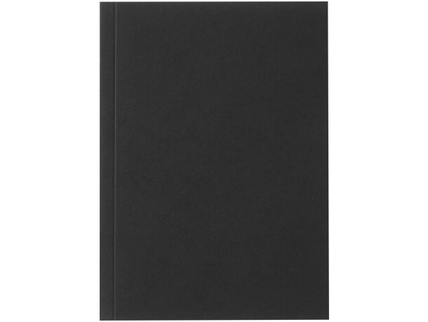 Libreta A6 tapa blanda Novella Austen papel FSC Negro intenso detalle 7