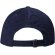 Gorra de pana reciclada Hutton con cierre ajustable Azul marino detalle 6