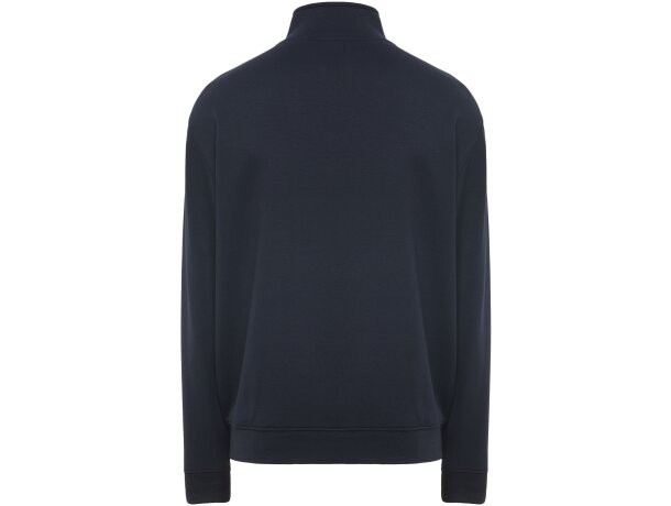 Sudadera cremallera completa unisex Ulan de Roly Azul marino detalle 17