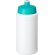 Baseline® Plus Bidón deportivo con tapa de 500 ml Blanco/azul aqua