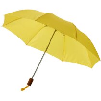 Paraguas plegable en 2 secciones de colores personalizado amarillo