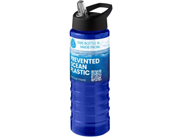 Bidón deportivo H2O Active Eco Treble 750 ml con plástico reciclado Azul/negro intenso detalle 16