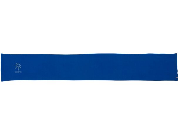 Bufanda polar de colores Azul real detalle 6