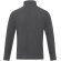 Chaqueta polar reciclada GRS con cremallera hombre Amber Gris tormenta detalle 18