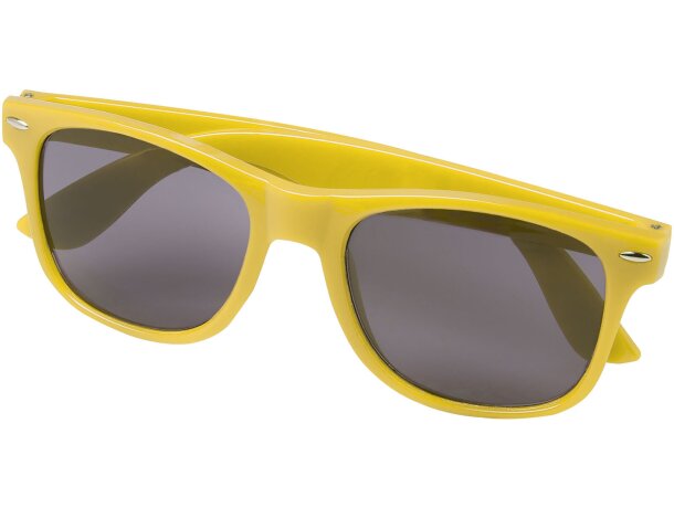 Gafas de sol Sun Ray de PET reciclado Amarillo detalle 7