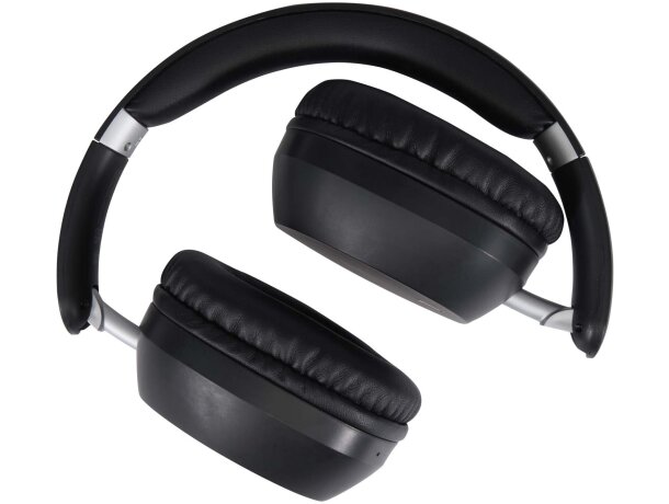 Auriculares ANC y ENC plegables plástico reciclado Hoggar Negro intenso detalle 4