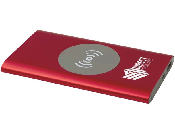 Batería externa inalámbrica Juice aluminio reciclado 4000 mAh Rojo detalle 22