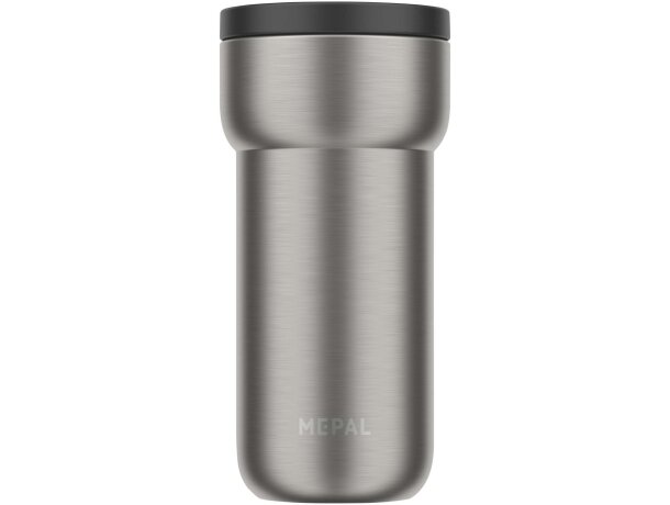 Taza térmica acero inoxidable Mepal Ellipse 375ml hermética Negro intenso detalle 5