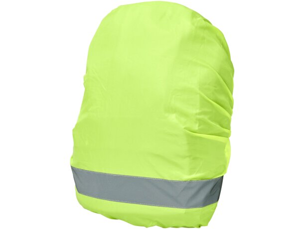 Funda para bolsa reflectante e impermeable William Amarillo neón detalle 1