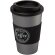 Vaso térmico 350ml con agarradera Americano Plateado/negro intenso detalle 85