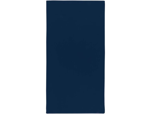 Toalla deportiva Lucas de poliéster reciclado con bolsa Azul marino detalle 12