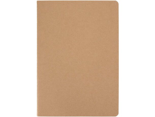 Libreta kraft A5 Slyk con papel certificado FSC Natural detalle 2