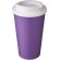 Vaso térmico Americano 350 ml con aislamiento de doble pared Morado/blanco