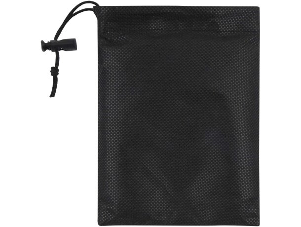 Toalla deportiva Lucas de poliéster reciclado con bolsa Blanco detalle 9