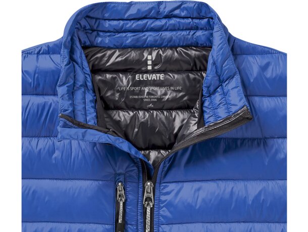 Chaqueta ligera plumón natural hombre Scotia Azul detalle 13