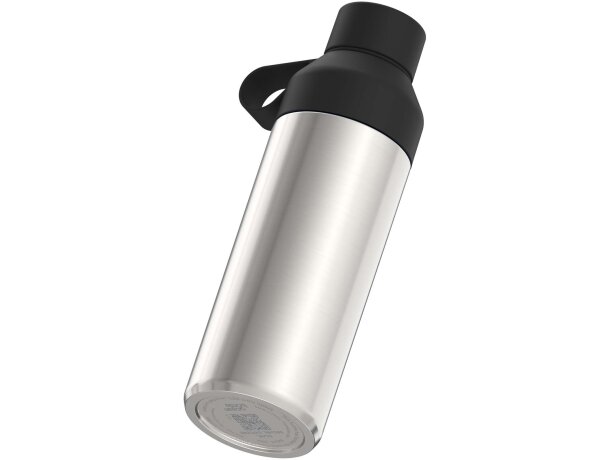 Botella Ocean Bottle Lite 620ml acero inoxidable reciclado Negro intenso detalle 3