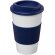 Vaso con aislamiento de 350 ml con agarradera Americano® Azul/blanco