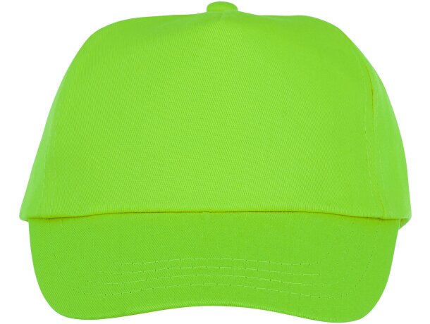 Gorra infantil de 5 paneles Feniks Kids Verde manzana detalle 20