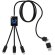 Cable de carga extensible 5 en 1 SCX.design C28 Azul/negro intenso detalle 8