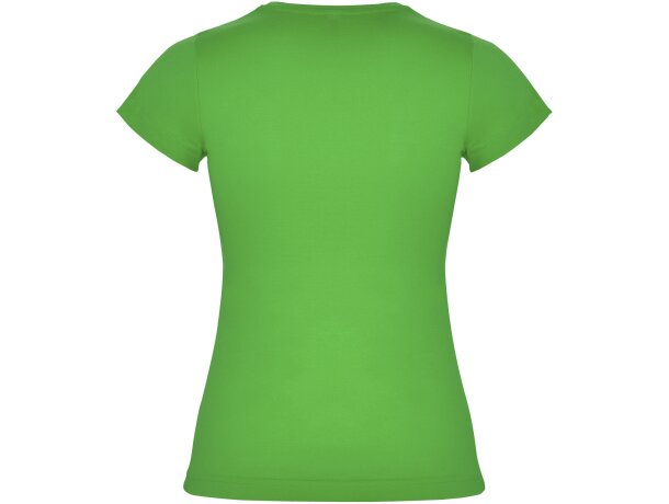 Camiseta mujer manga corta Jamaica Roly 100% algodón entallada detalle 74