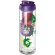 H2O Active® Vibe Bidón e infusor con tapa Flip de 850 ml Transparente/morado detalle 1