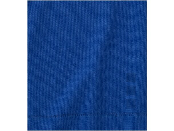 Polo de mujer barato en algodón 200 g/m2 Elevate Life Calgary Azul detalle 37