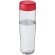 H2O Active® Tempo Bidón deportivo con tapa de rosca de 700 ml Transparente/rojo