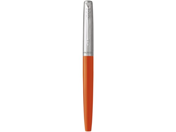 Rollerball de plástico y acero inoxidable Jotter Naranja detalle 22