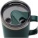 Vaso térmico con pajita Melbourne 1200ml acero reciclado Verde brillante detalle 11