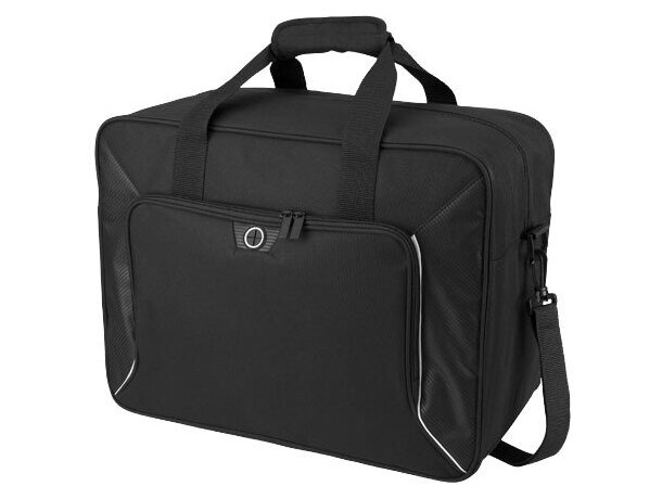 Maletín gran capacidad con acolchado para portátil personalizado negro intenso Maletín gran capacidad con acolchado para portátil personalizado negro intenso