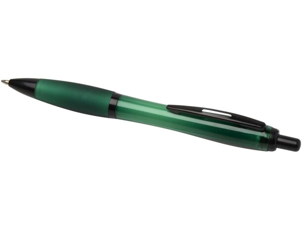 Bolígrafo Nash de plástico reciclado certificado RCS Verde detalle 36