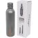 Botella termo con logo con tapa de rosca en acero inoxidable Thor Gris detalle 22
